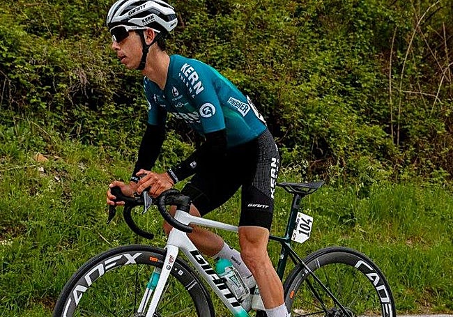 Jorge Gutiérrez, en acción en Francia.