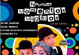 'Nuestros momentos mágicos' llega con magia, comedia y música a Fregenal de la Sierra
