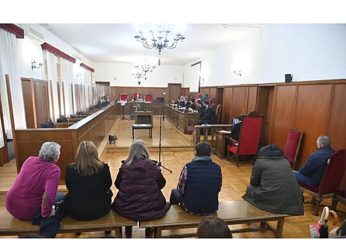 Vista del juicio en enero, cuando se suspendió.