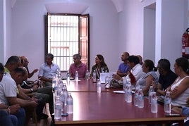 Reunión de los alcaldes de la región Mérida-Don Benito.