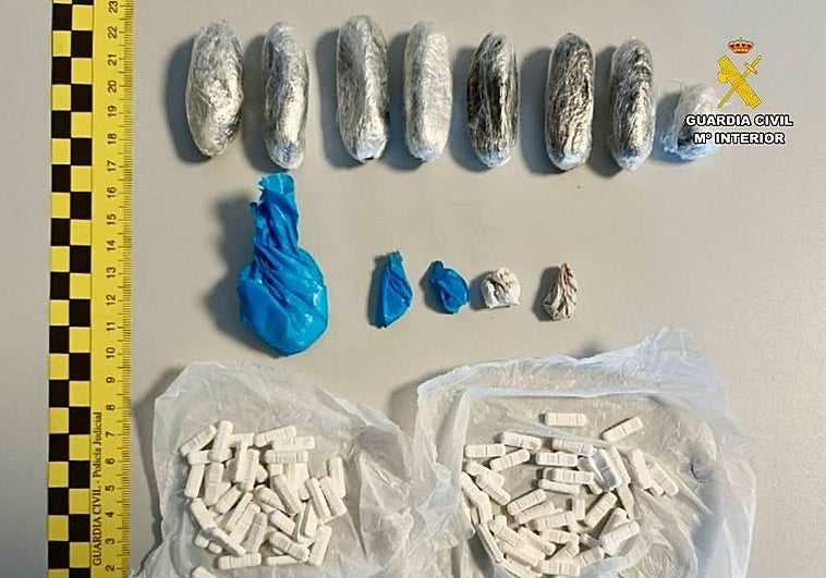 Imagen de los estupefacientes.