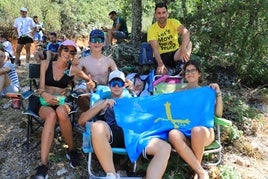 Fiesta de aficionados a la bici en el Pico Villuercas