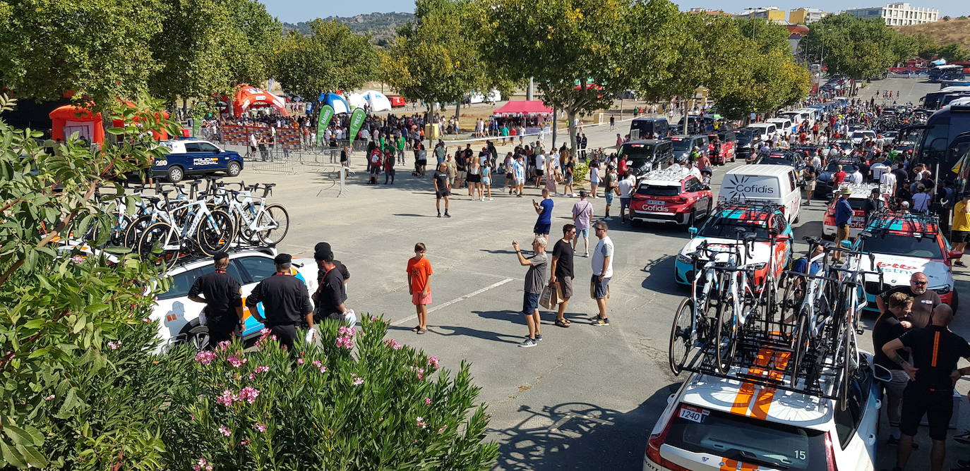 Así ha vivido Plasencia la salida de la 4ª etapa de la Vuelta Ciclista a España