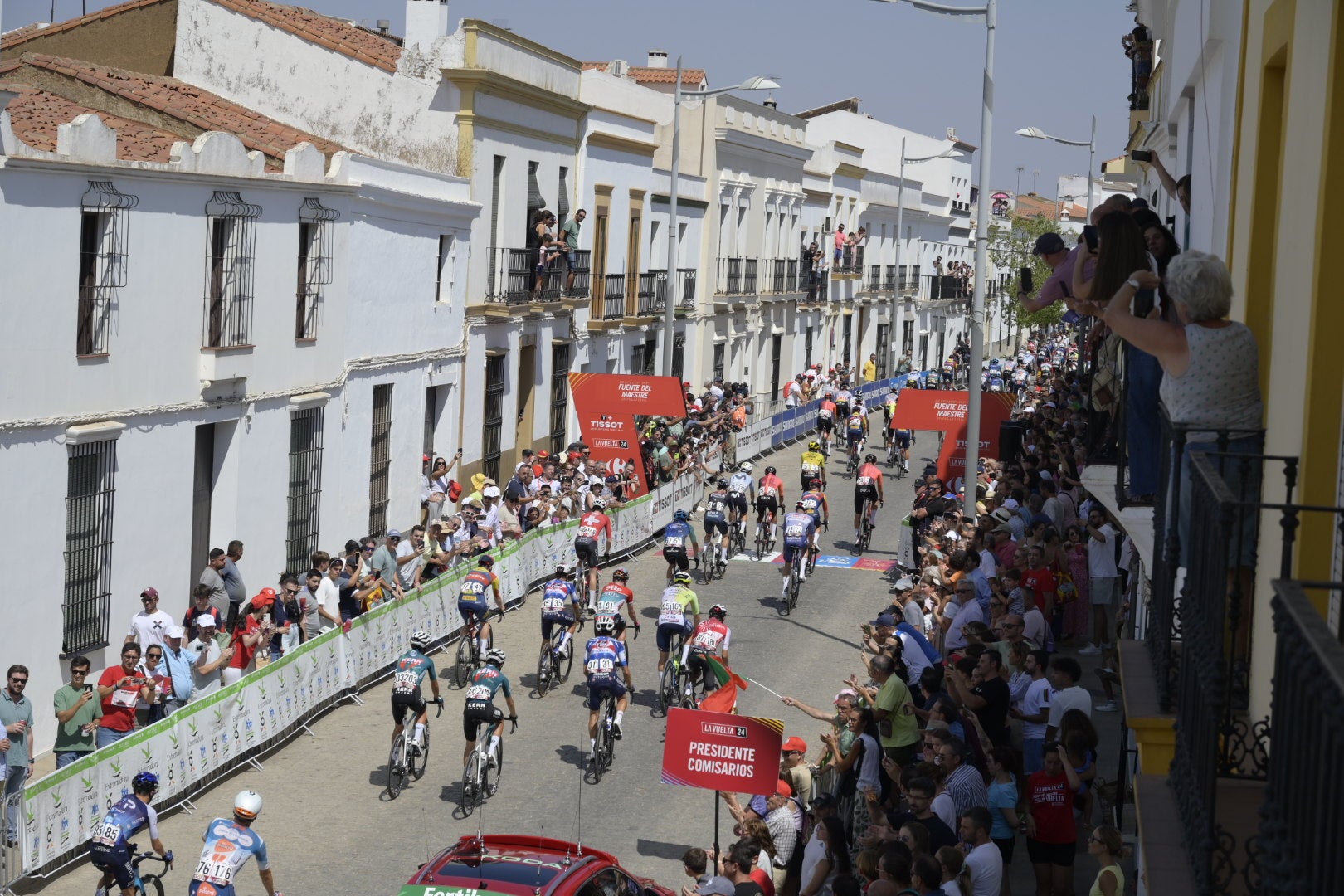 La Vuelta se despide de Extremadura, en imágenes