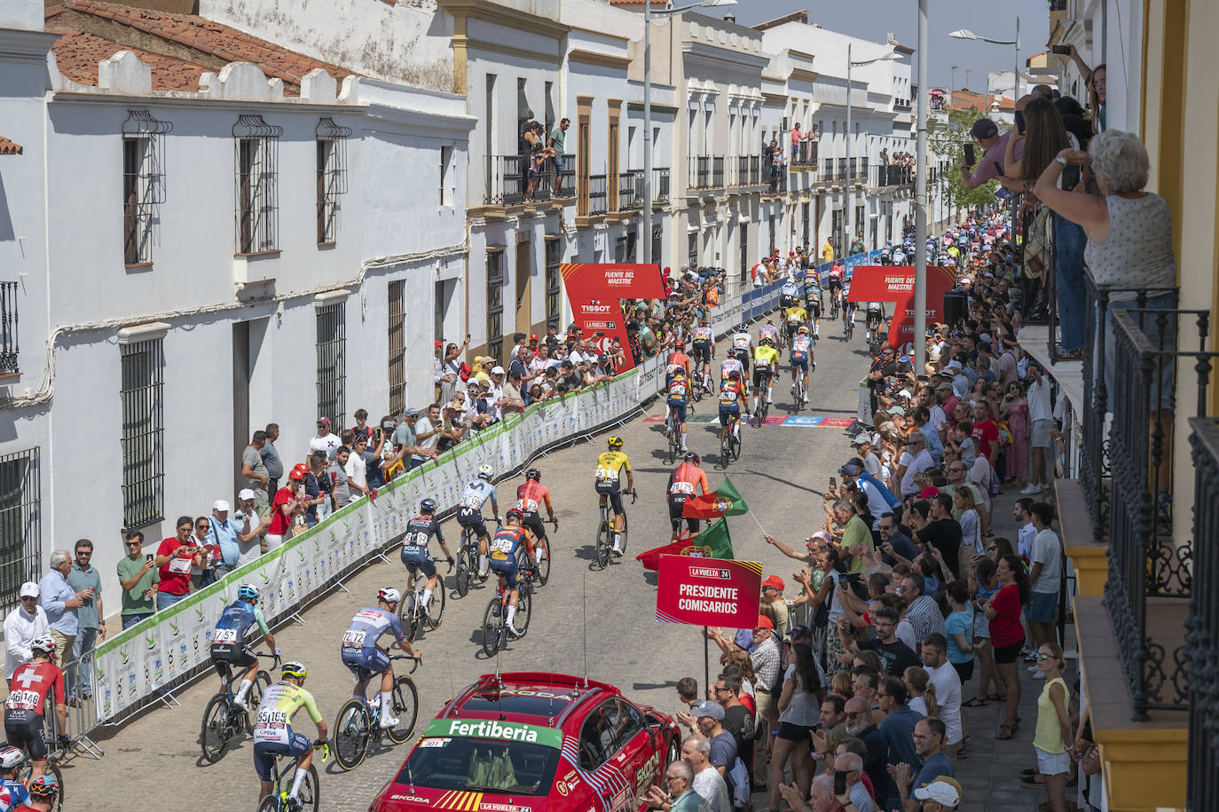 La Vuelta se despide de Extremadura, en imágenes