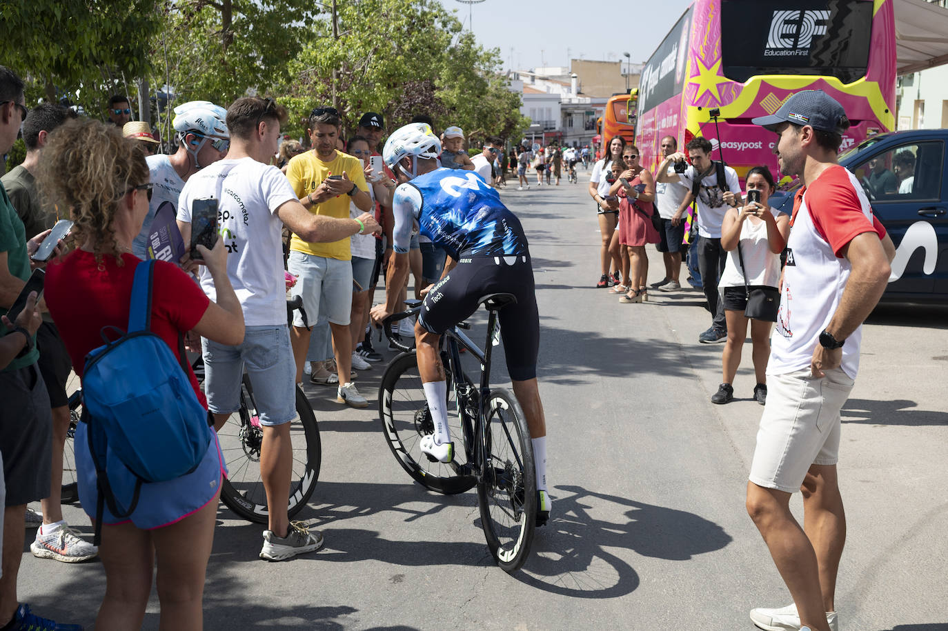 La Vuelta se despide de Extremadura, en imágenes