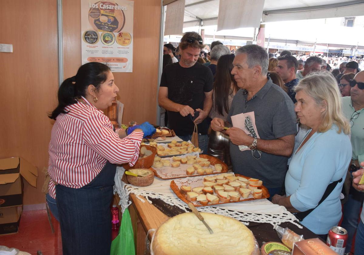 Feria Nacional del Queso de Trujillo en una edición anterior.