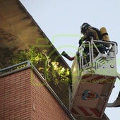 El incendio en un aparato de aire acondicionado alerta a los vecinos de María Auxiliadora