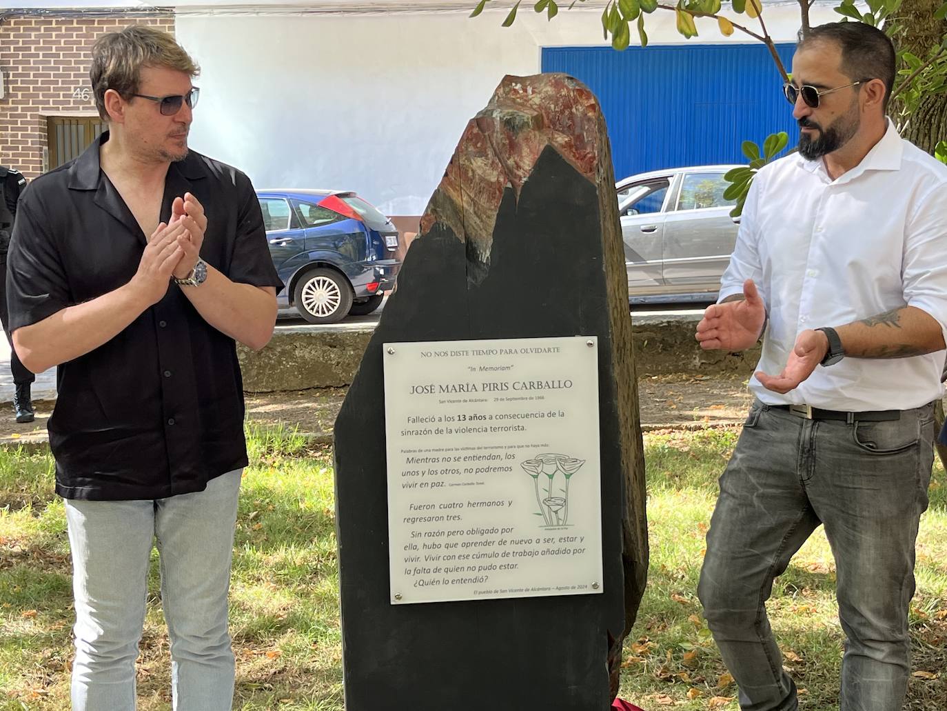 Acto homenaje a Jose María Piris, el primer niño asesinado por ETA