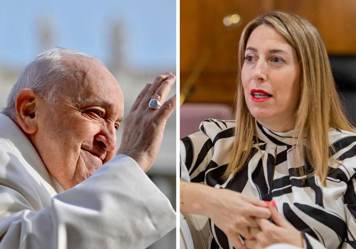 El papa Francisco recibe este jueves a María Guardiola en el Vaticano