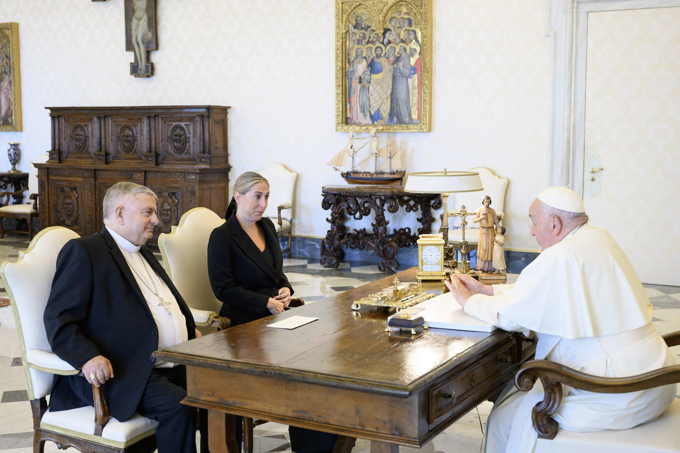 Así ha sido el encuentro entre Guardiola y el Papa | Fotos