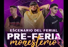 Jacobo Ostos, Juanjo García y Óscar Amaya amenizan este fin de semana la preferia de Monesterio