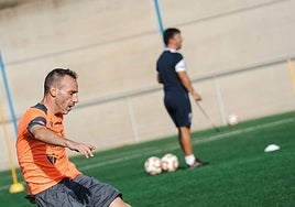 Entrenamiento del Coria.