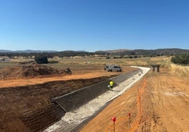 Obras que se están llevando a cabo.