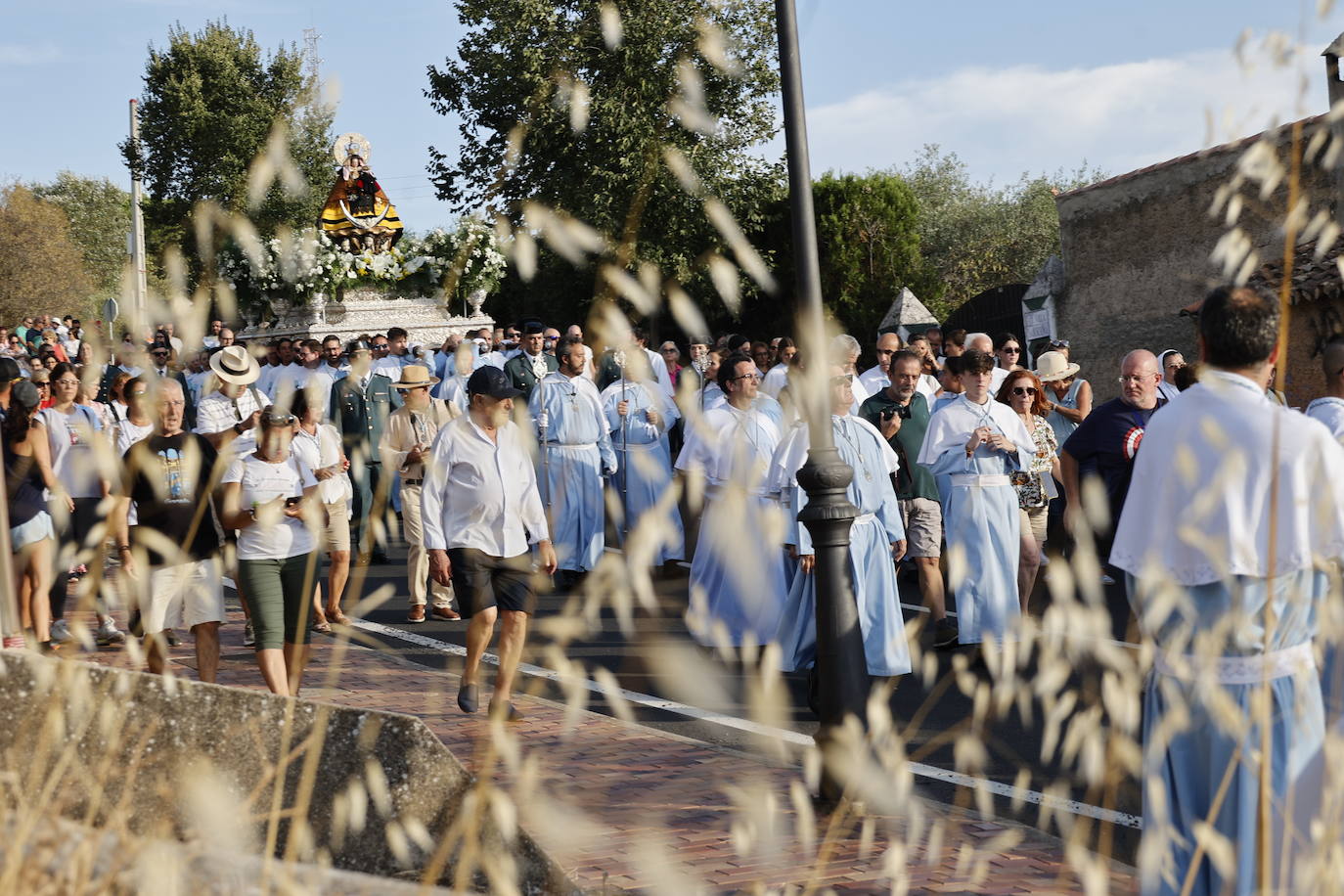 Imágenes de la patrona por las calles de Cáceres