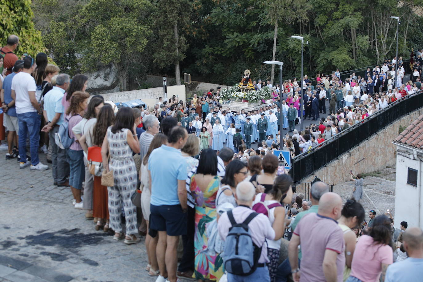 Imágenes de la patrona por las calles de Cáceres (II)