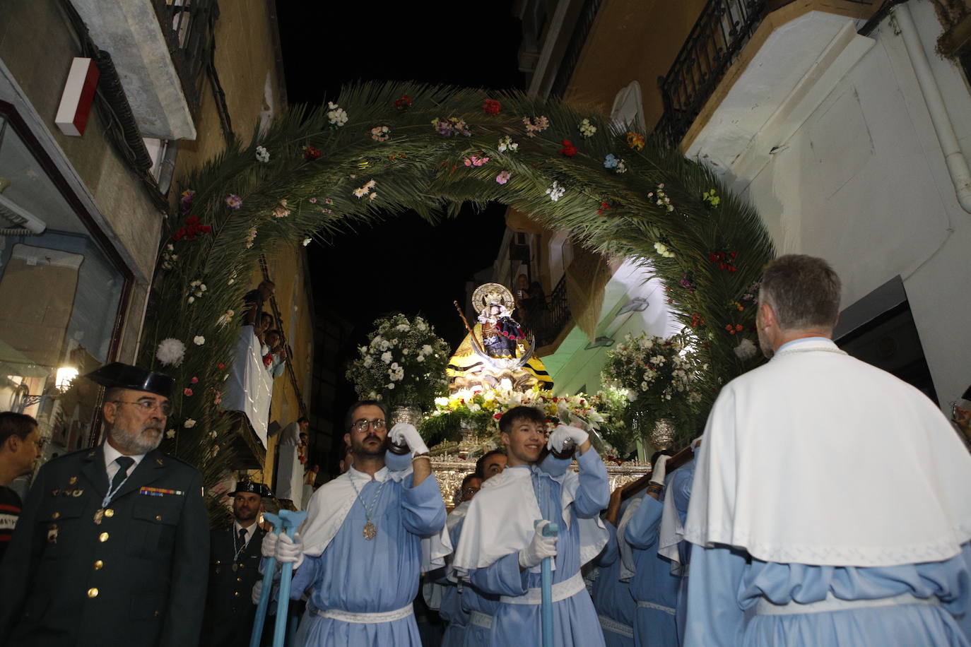Imágenes de la patrona por las calles de Cáceres (II)