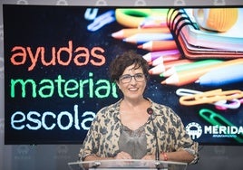 Susana Fajardo, concejala de Inclusión en el Ayuntamiento de Mérida.