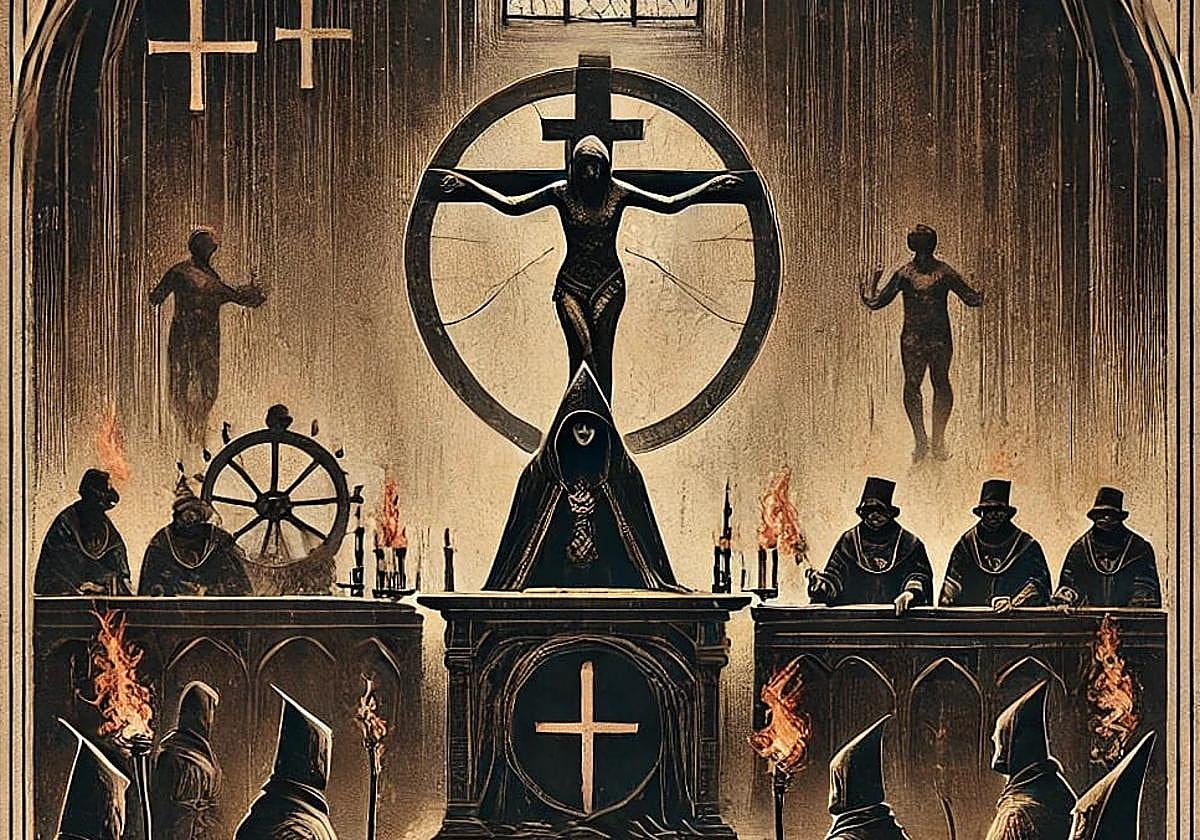 Cartel que anuncia la ruta de esta noche.