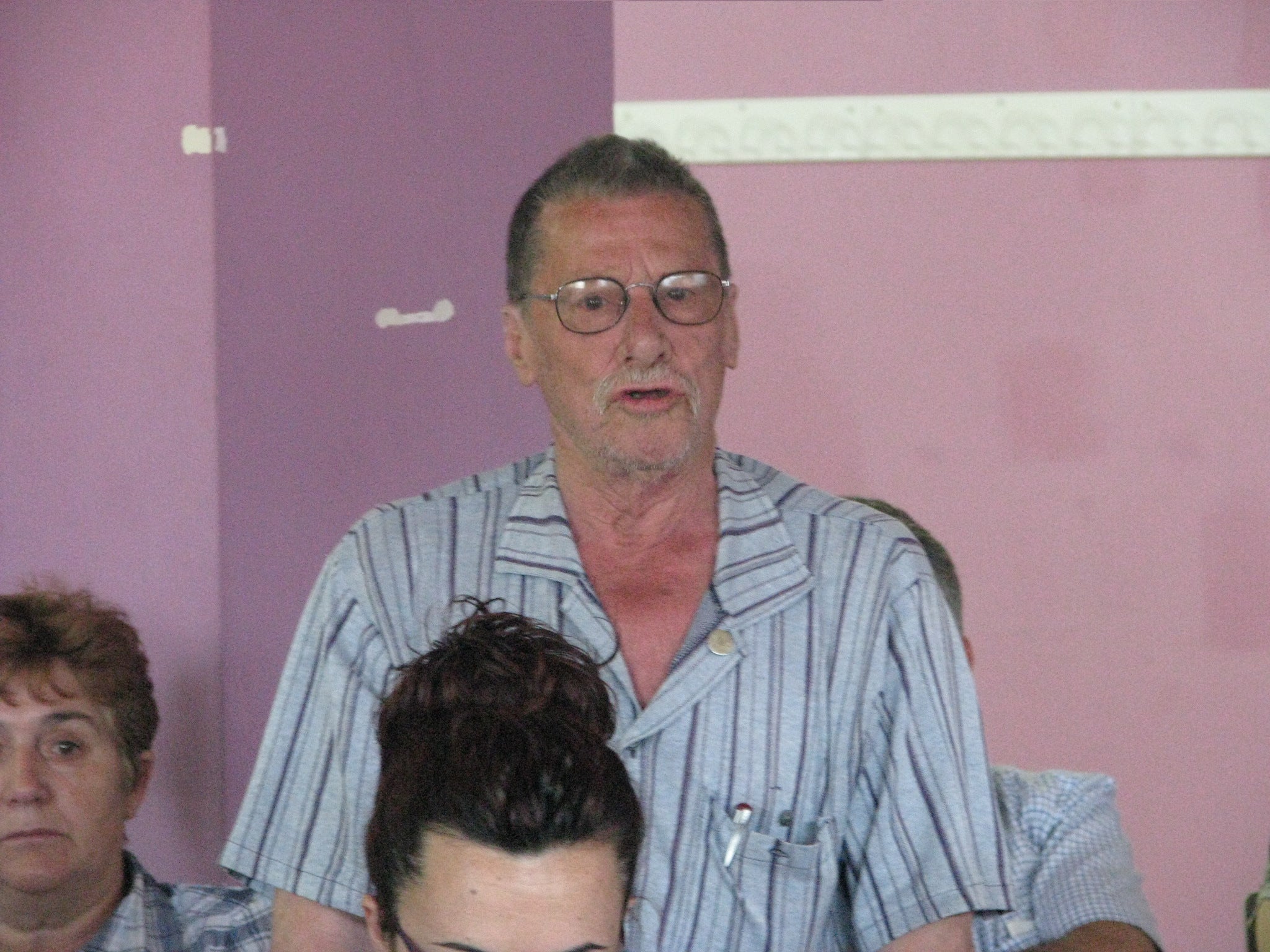 El extremeño de Valencia de Alcántara, durante un acto de homenaje. 