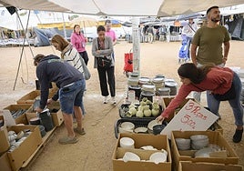 Feria de la loza el año pasado.