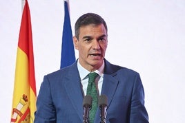 El presidente del Gobierno, Pedro Sánchez, este martes en Shanghái.