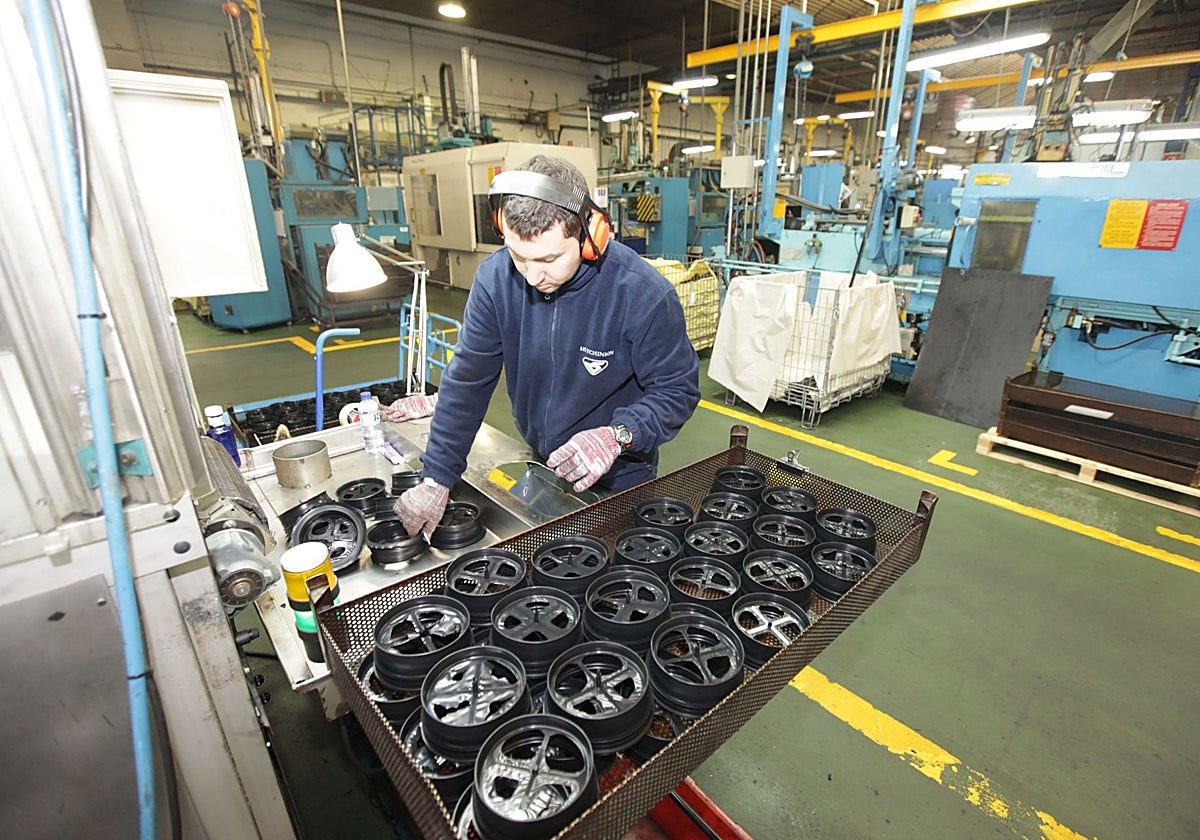 Imagen de archivo de la fábrica de componentes automovilísticos Catelsa-Hutchinson.