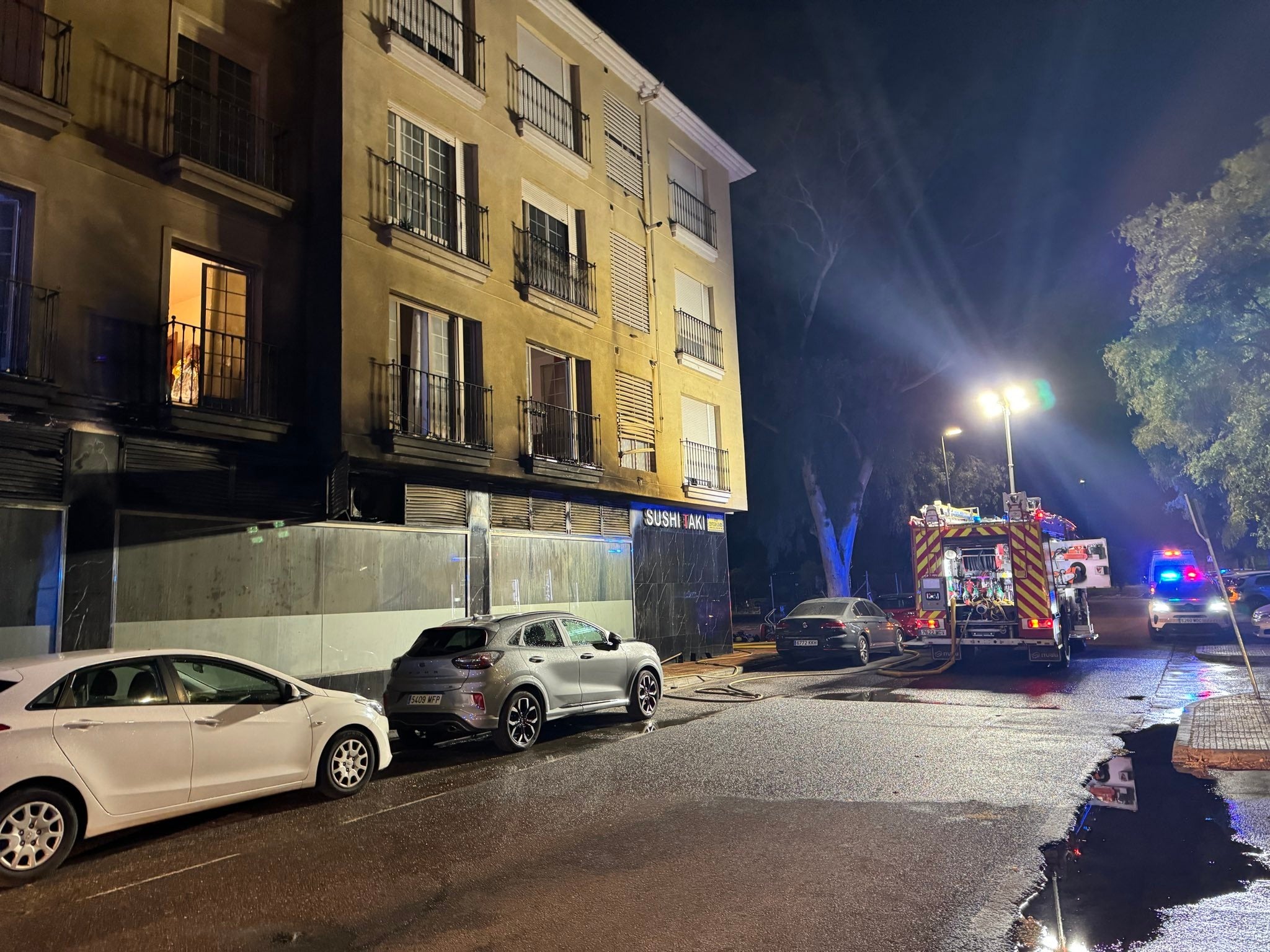 Así ha quedado el restaurante de Badajoz tras el llamativo incendio