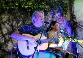 Luis Pastor actuó ayer en el Corral de las Cigüeñas.