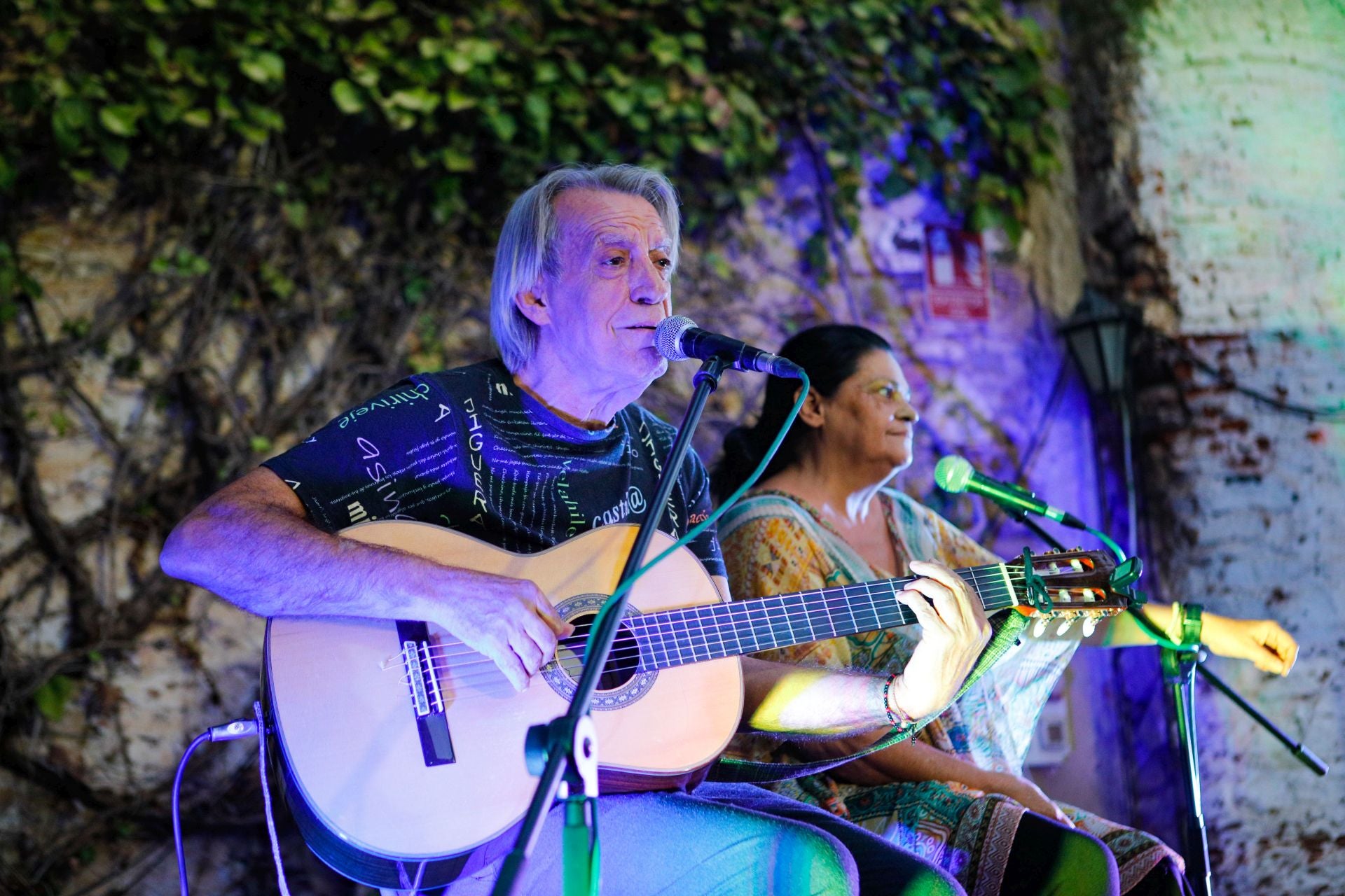 Luis Pastor actuó ayer viernes en el Corral de las Cigüeñas de Cáceres.