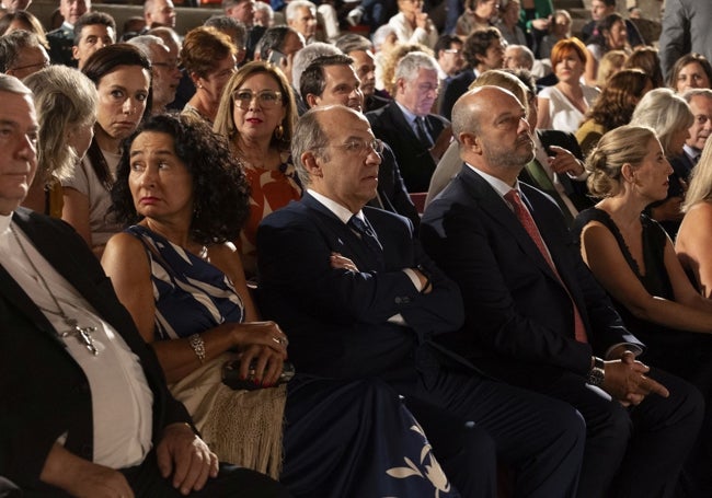 El expresidente mexicano, en la primera fila de autoridades el pasado día 7 en Mérida.