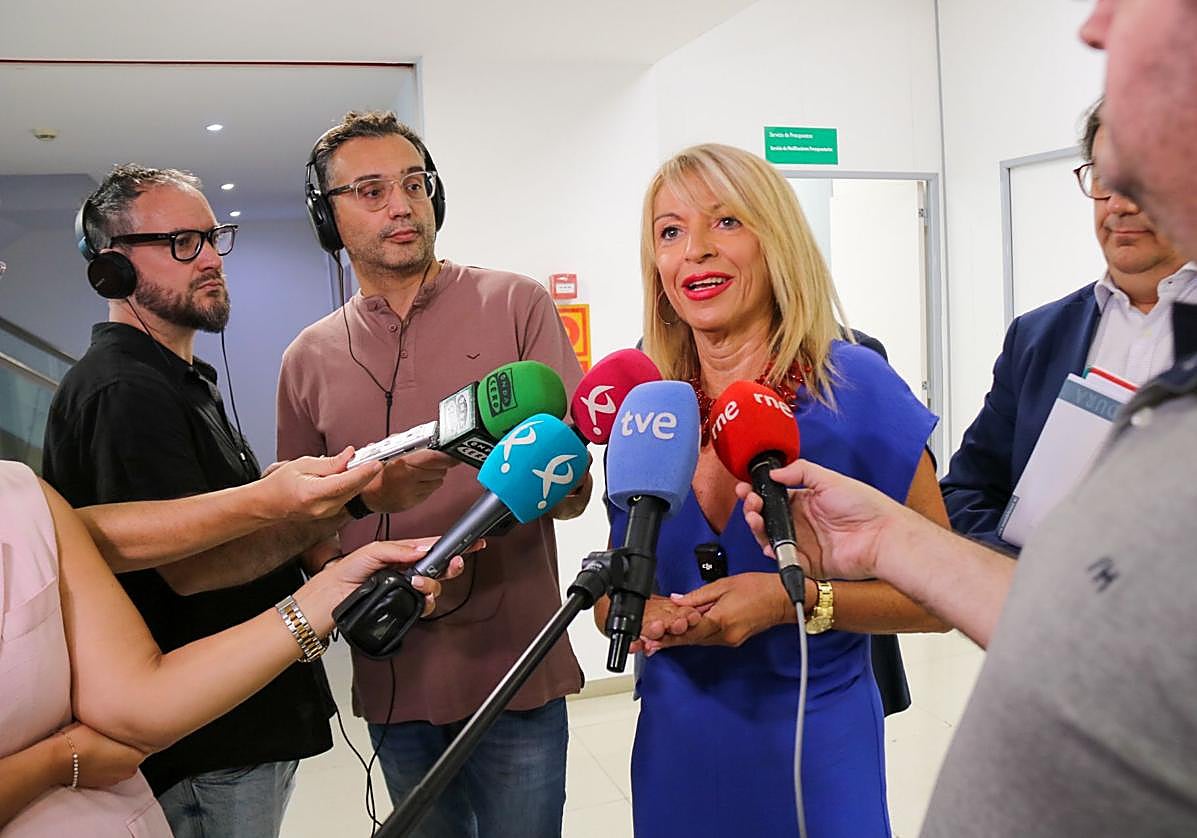 Piedad Álvarez, portavoz del Grupo Parlamentario del PSOE en la Asamblea.