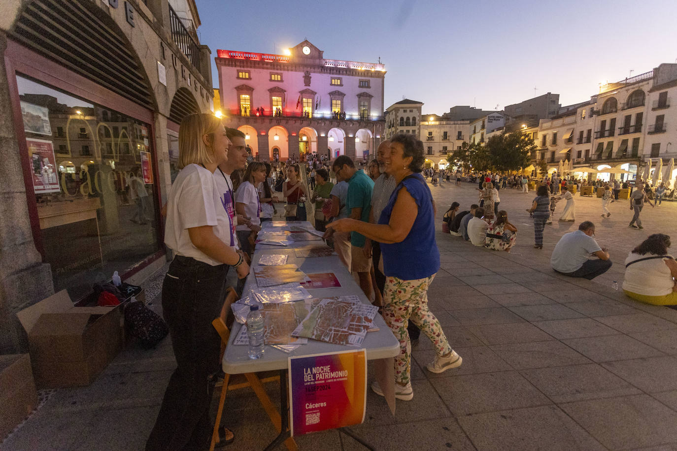 Así ha sido la Noche del Patrimonio en Cáceres