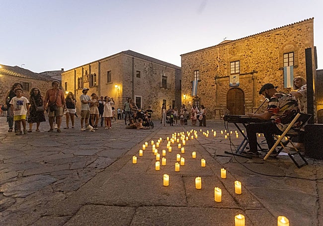 La música en directo tuvo mucho protagonismo durante la jornada.