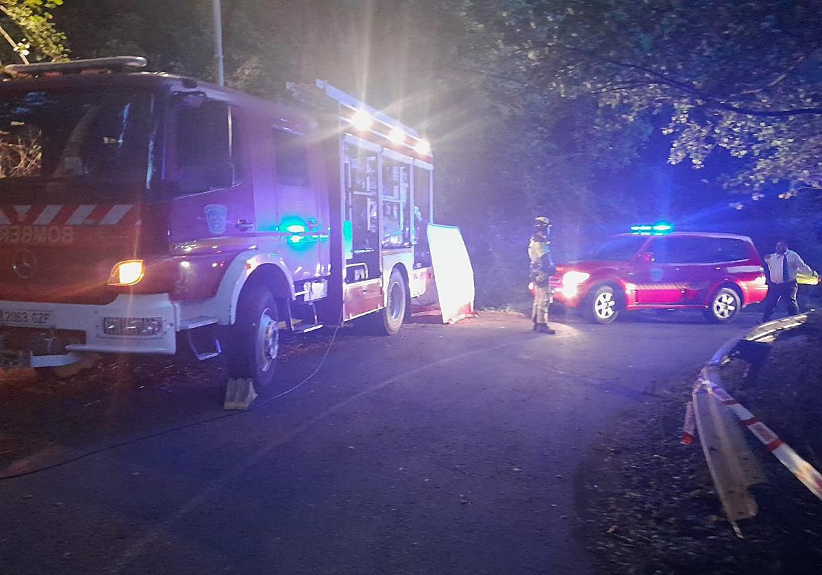 Muere un motorista de 74 años tras salirse de la vía en Hervás