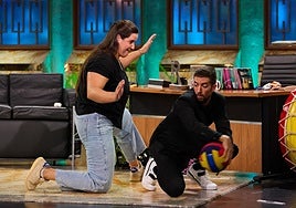 Paula Leitón durante la entrevista en La Revuelta.