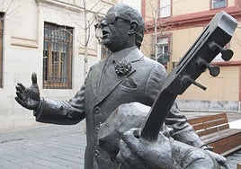 Estatua del Porrina de Badajoz.
