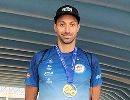 Samuel tras conseguir el título nacional