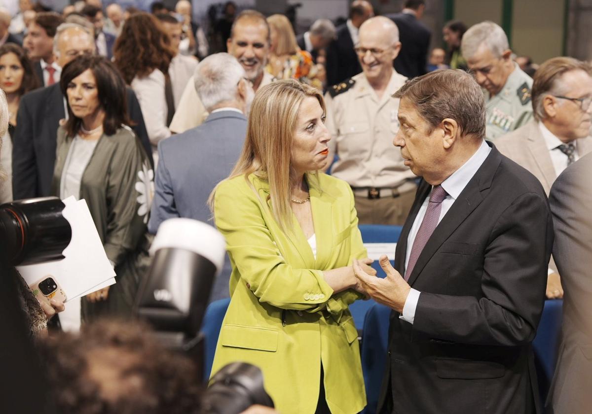 María Guardiola y Luis Planas.