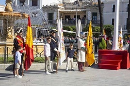 La semana de la Guardia Civil comienza con el izado de la bandera