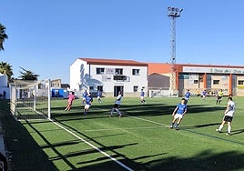 Ataque del Peña El Valle en la primera parte