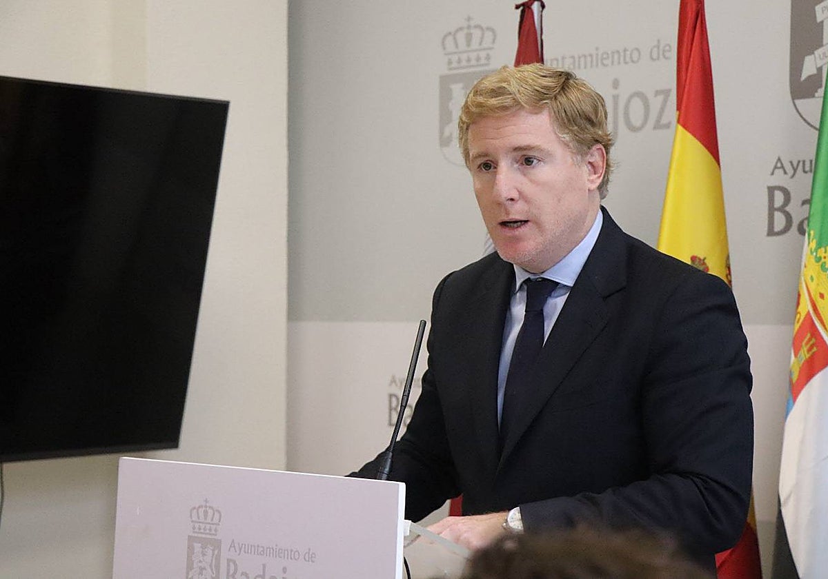 El alcalde, Ignacio Gragera, en una comparecencia.