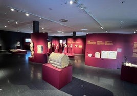 Sala del Museo de Xanten donde se encuentran ahora algunas piezas del Museo Romano.