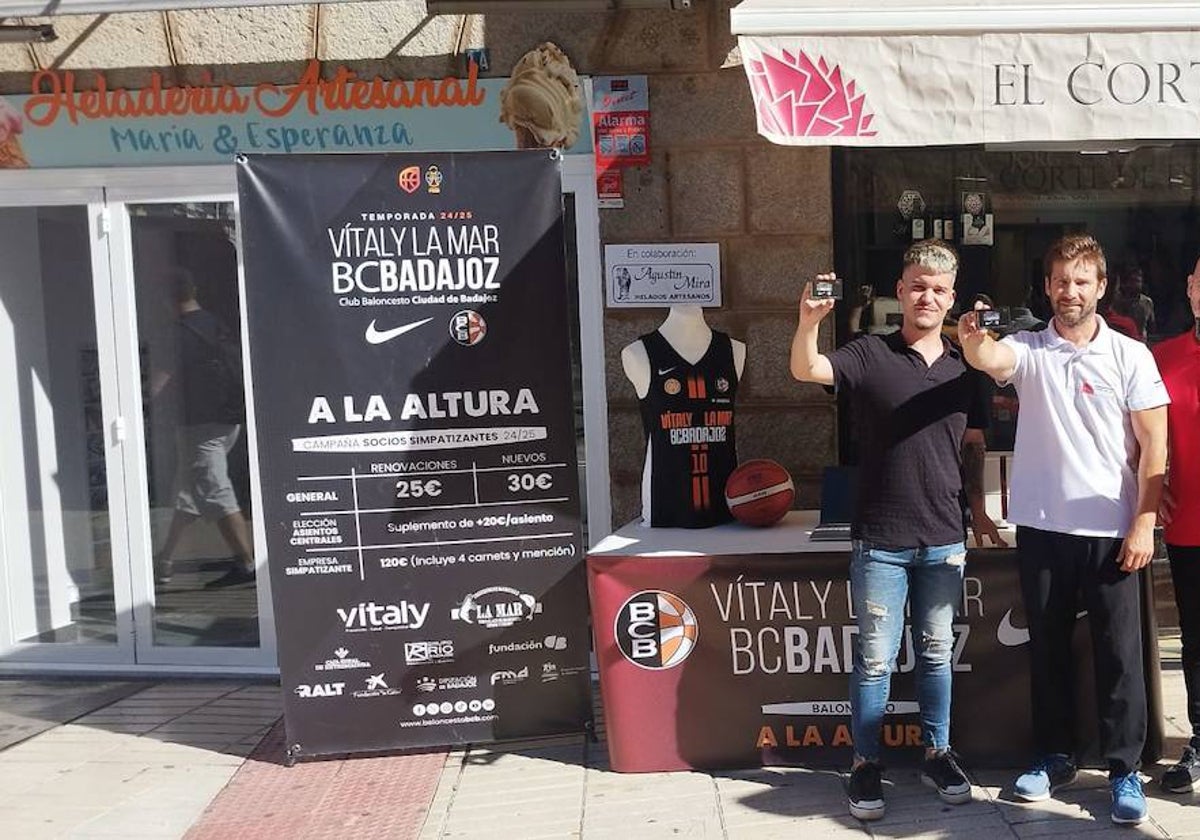 Stand en el centro de Badajoz del BCB.