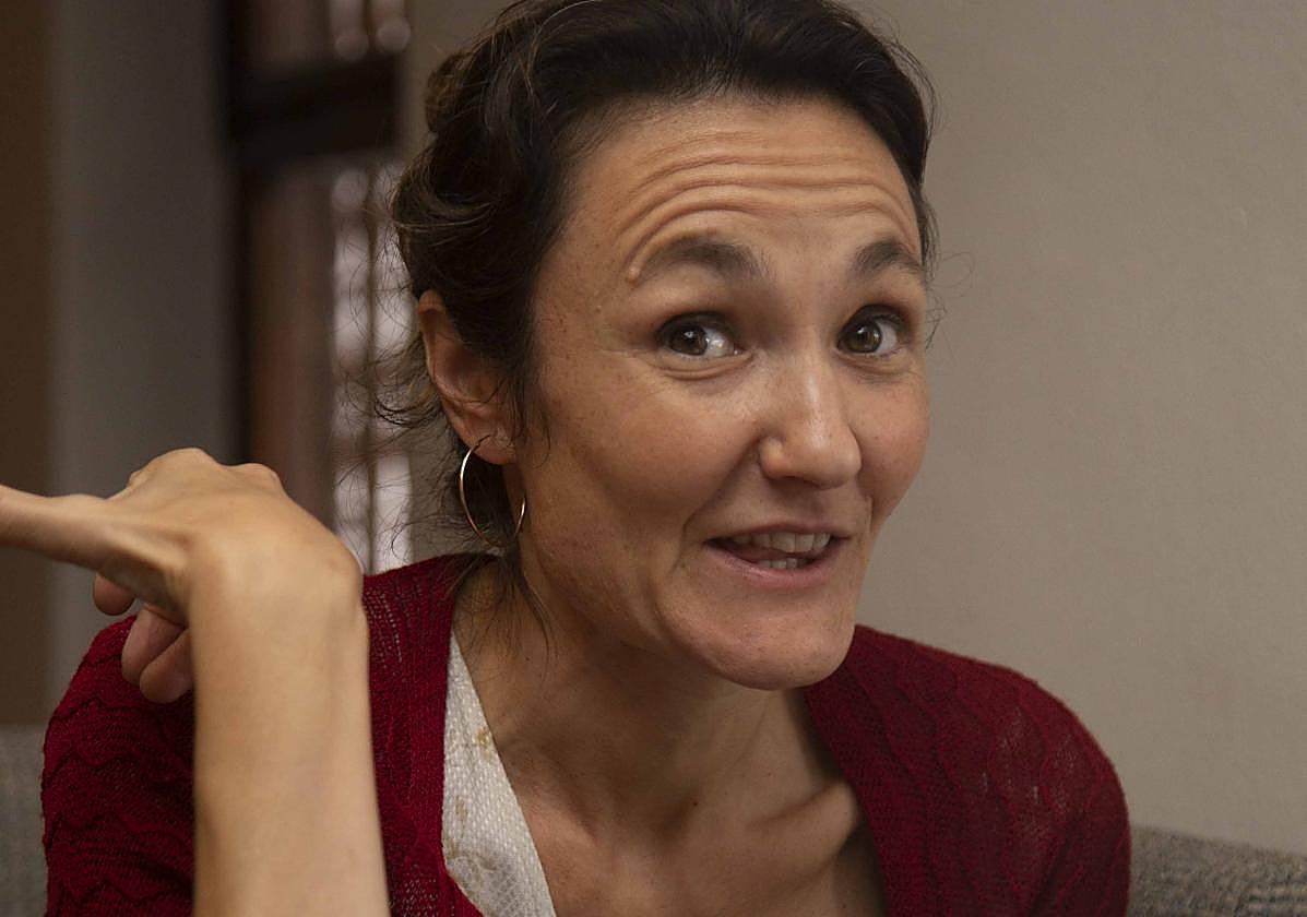 Ana García, en el Parador de Mérida la semana pasada.