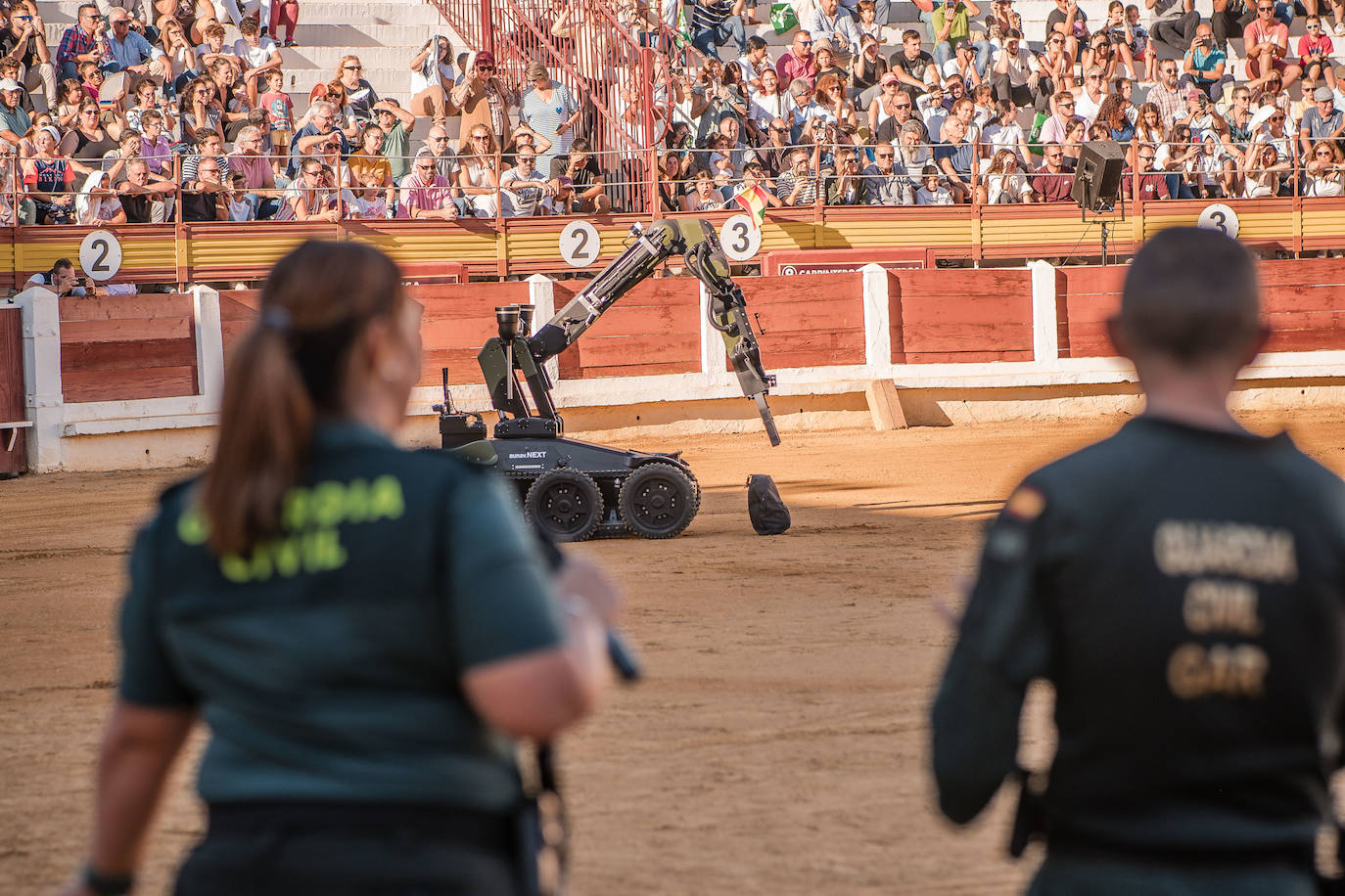 Fotos | Así fue la exhibición de la Guardia Civil en Mérida