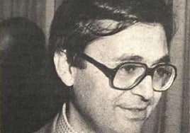 Antonio Sillero Repullo, en una imagen de 1980, durante su toma de posesión como director del ICE.