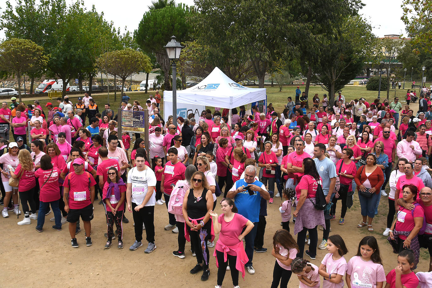 La marcha rosa de Plasencia, en imágenes