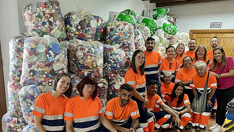 Éxito abrumador en la campaña de recogida de tapones