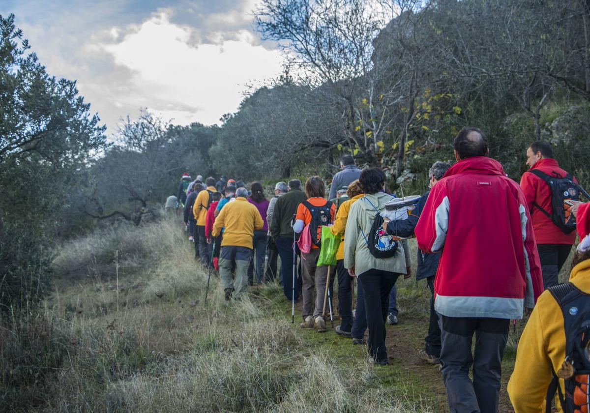 Ruta con el club de senderismo de la Zarza (Badajoz)